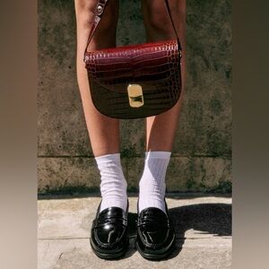 Sezane Andre Loafers Black Patent